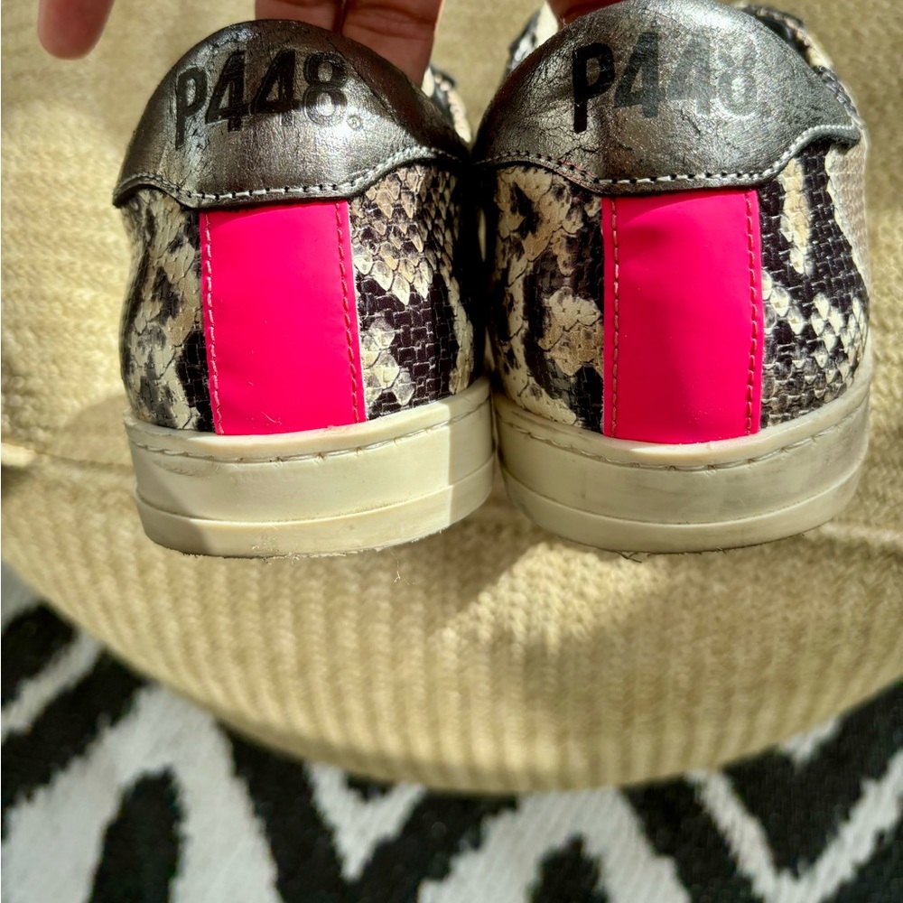 P448 John Sneaker - Python & Pink - image 7